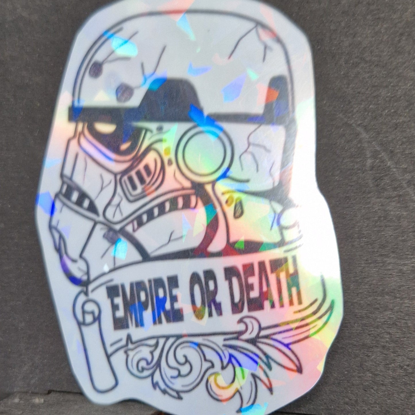 Empire or Death Holographic Sticker
