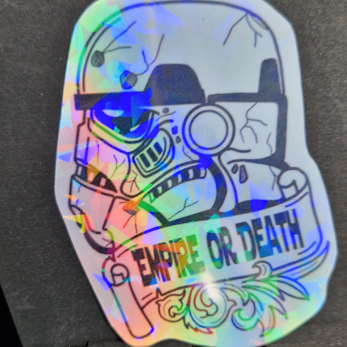 Empire or Death Holographic Sticker
