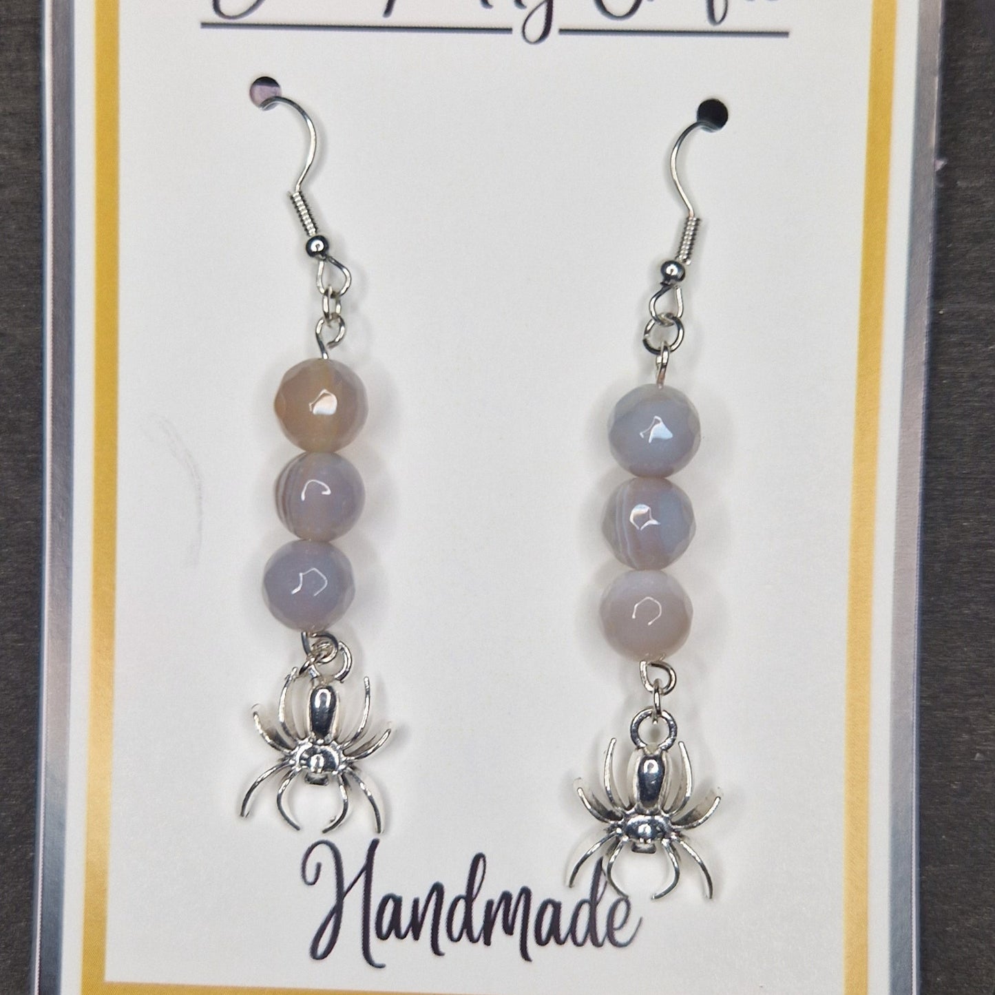 Spider earrings - Handmade