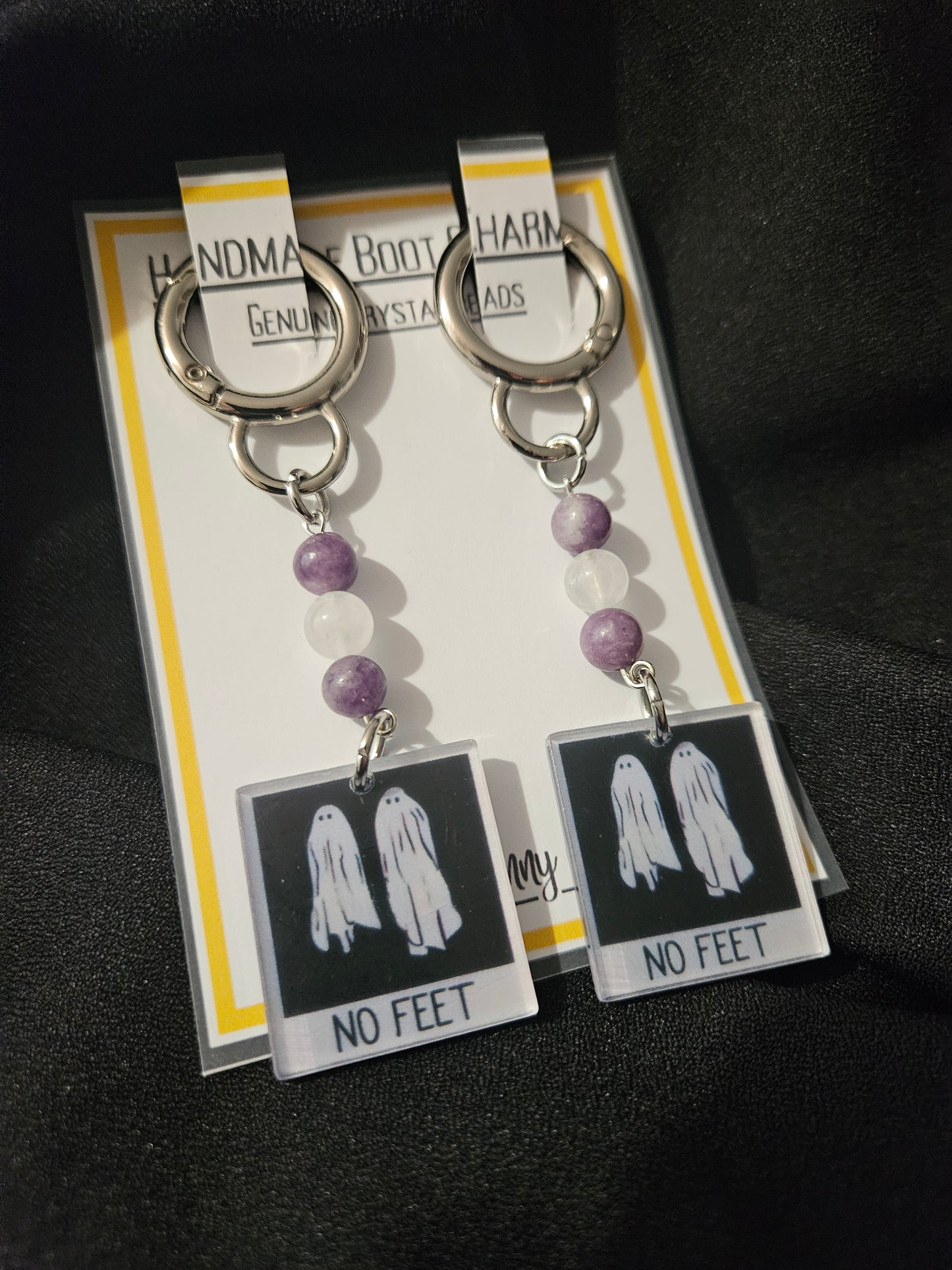 No Feet boot charms - Handmade
