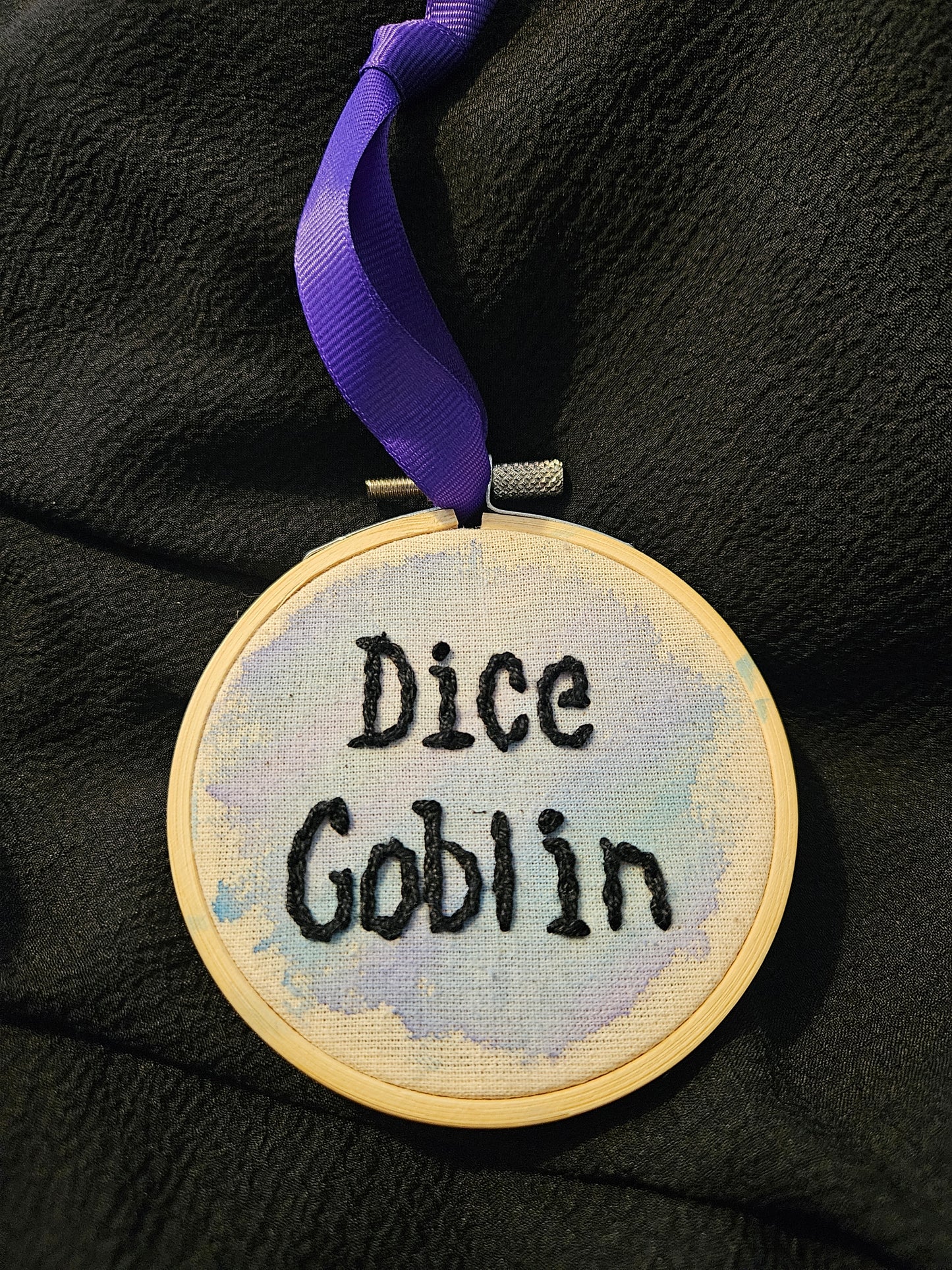 Hand Embroidered - Dice Goblin