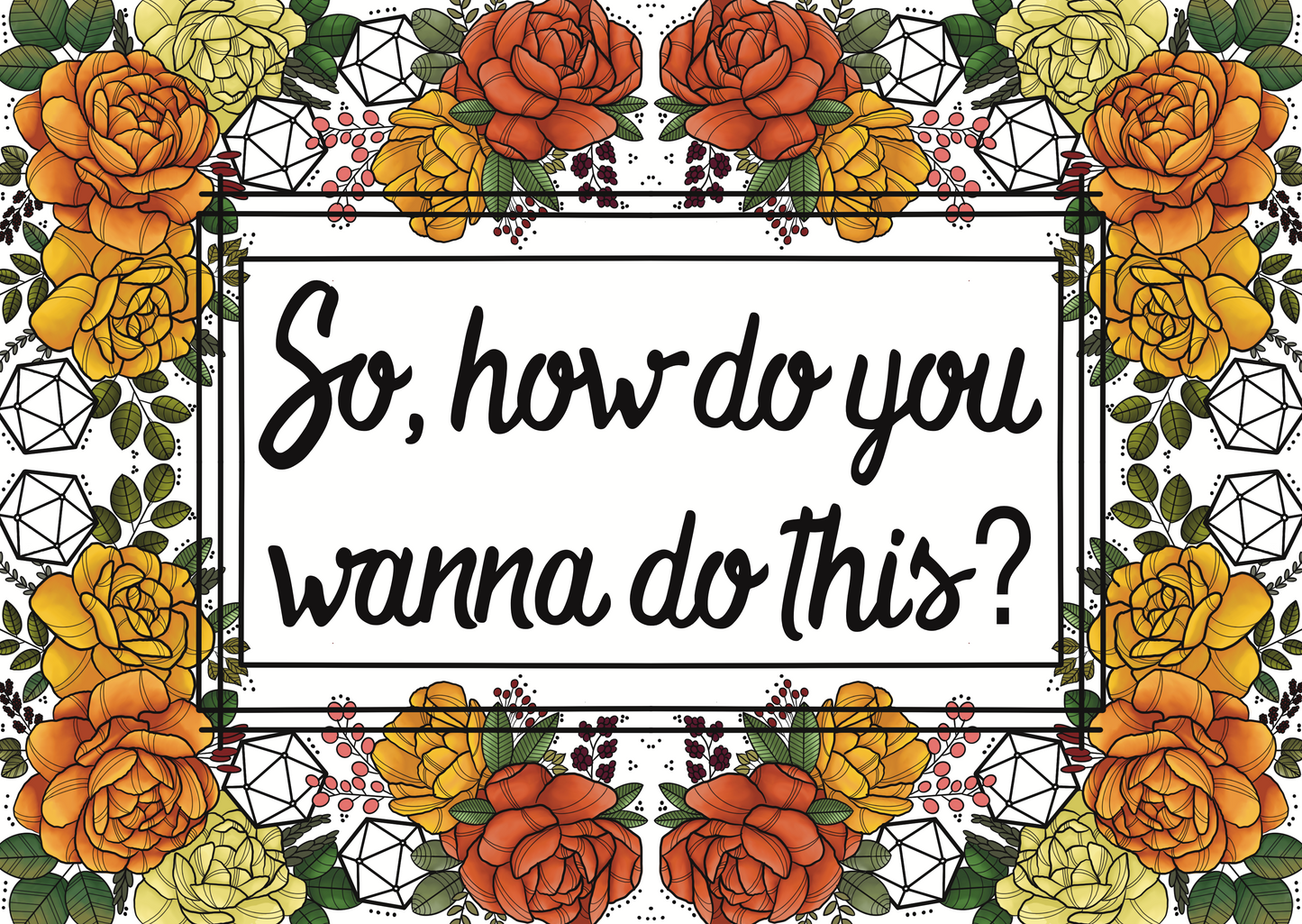 So how do you wanna do this, art print