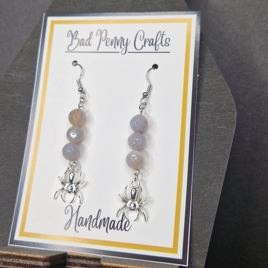 Spider earrings - Handmade