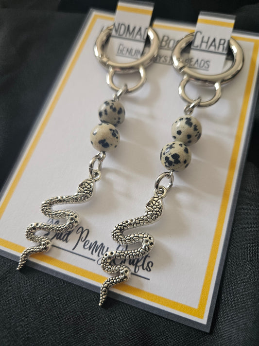 Snake boot charms - Handmade