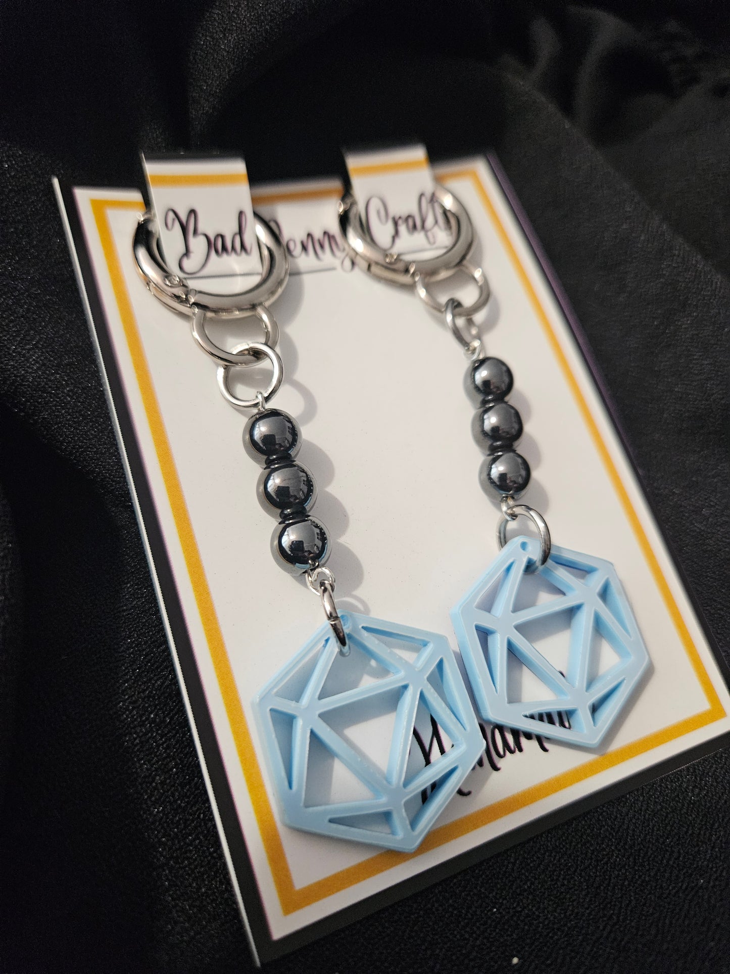 Handmade D20 Boot Charms