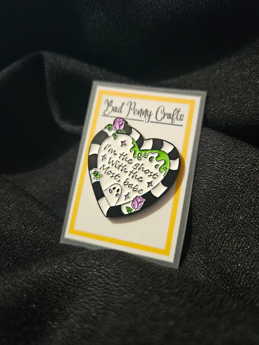 Ghost with the most - Enamel Pin