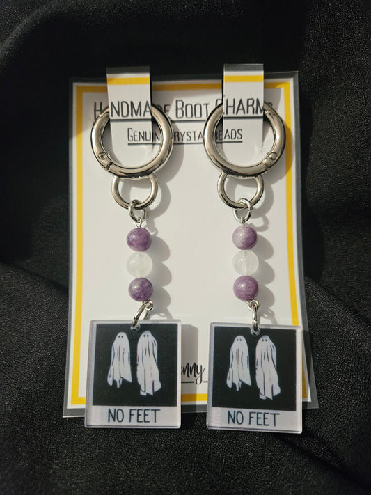 No Feet boot charms - Handmade