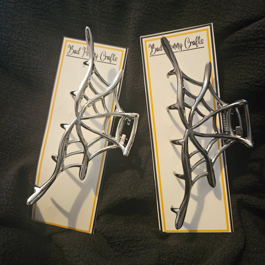Spider Web Hair Claw