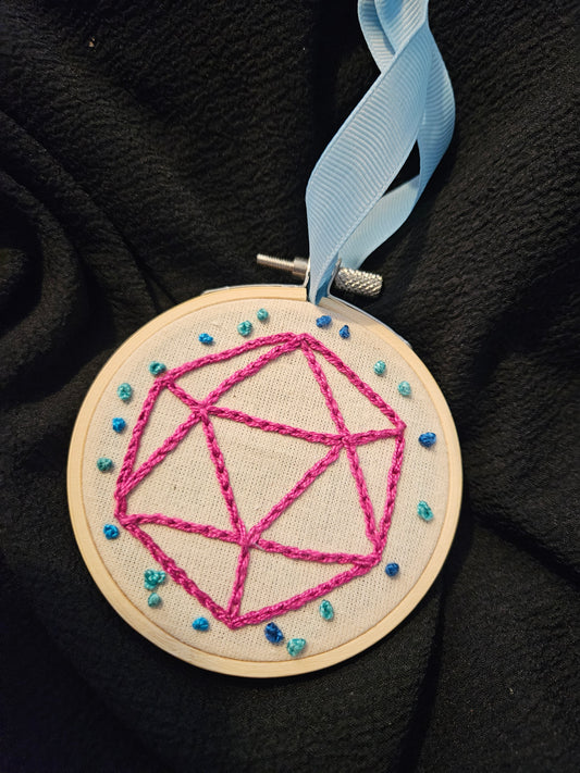 Hand Embroidered - D20