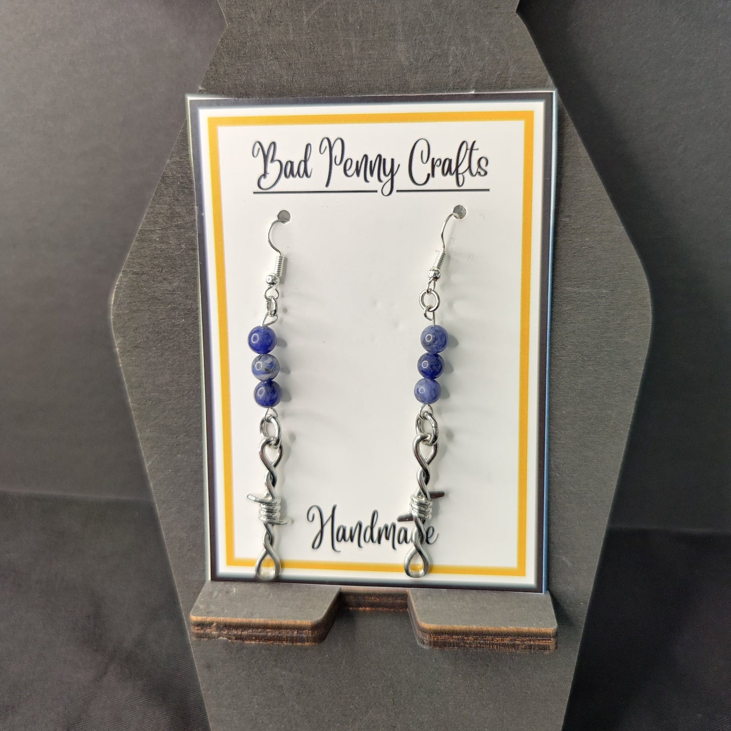Barbwire earrings - Handmade